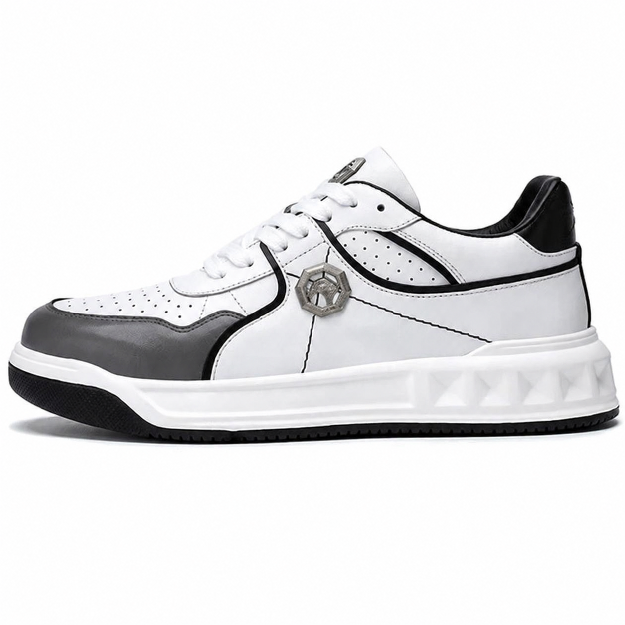 Men's Premium Leather Sneakers | 1st-Layer Cowhide | Lightweight & Stylish