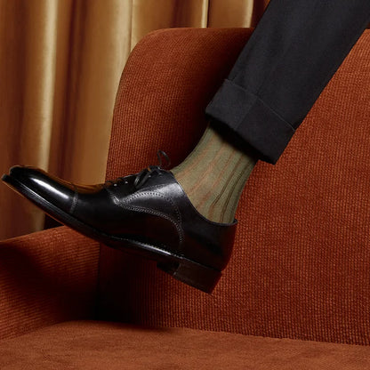 3D Striped Mid-tube Dress Socks