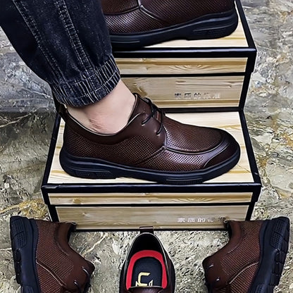 Heritage Oxfords - Premium Grain Leather Business Casual Shoes