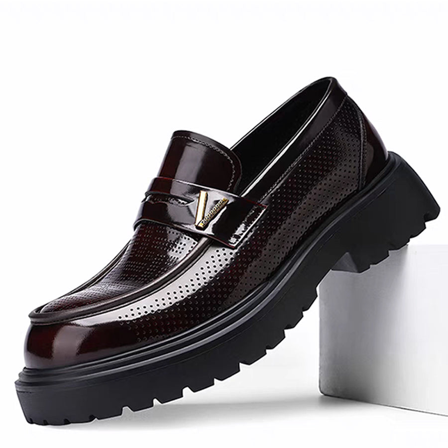 Luxury Slip-On Loafers - Handcrafted First-Layer Calfskin Shoes（Pre-sale）