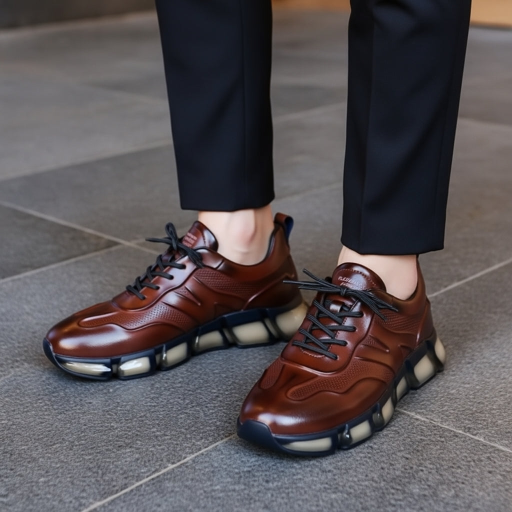 Milan Handmade Genuine Leather Ultra-light High-end Men's Shoes（（Premium Leather）