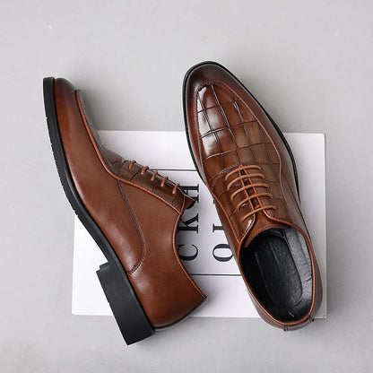 Runeasily Genuine Leather Dress Shoes