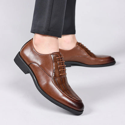 Runeasily Genuine Leather Dress Shoes