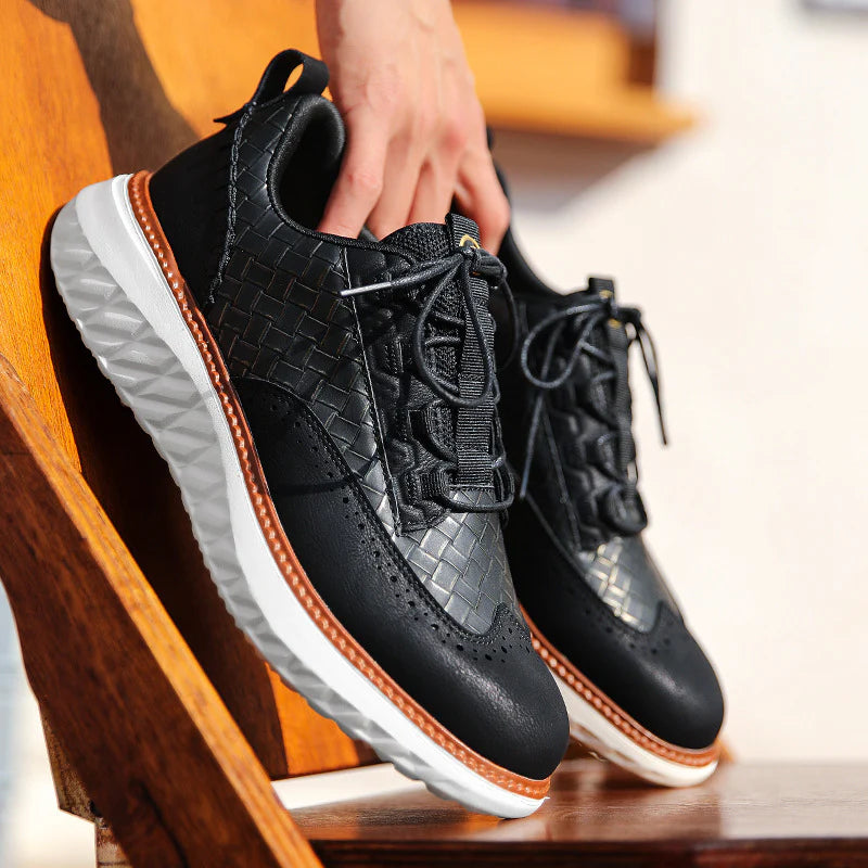 Milan Handmade Genuine Leather Sneakers