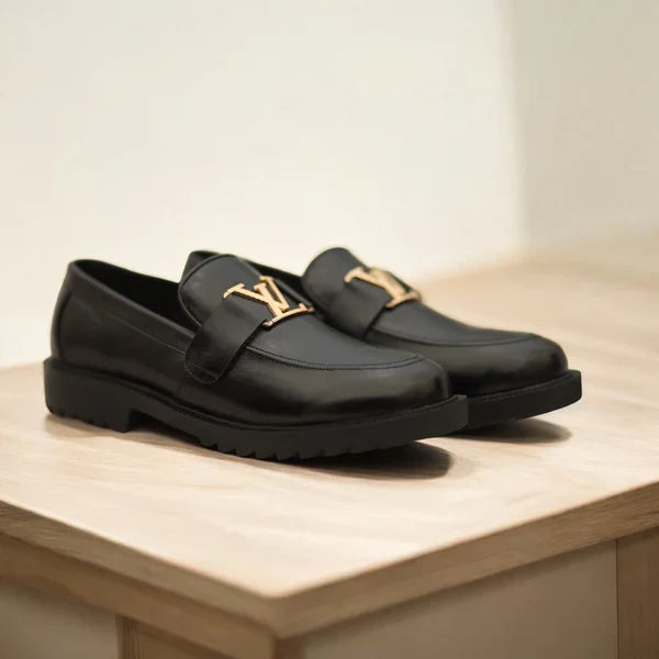 Premium Black Chunky Loafers