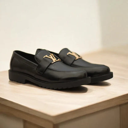 Premium Black Chunky Loafers