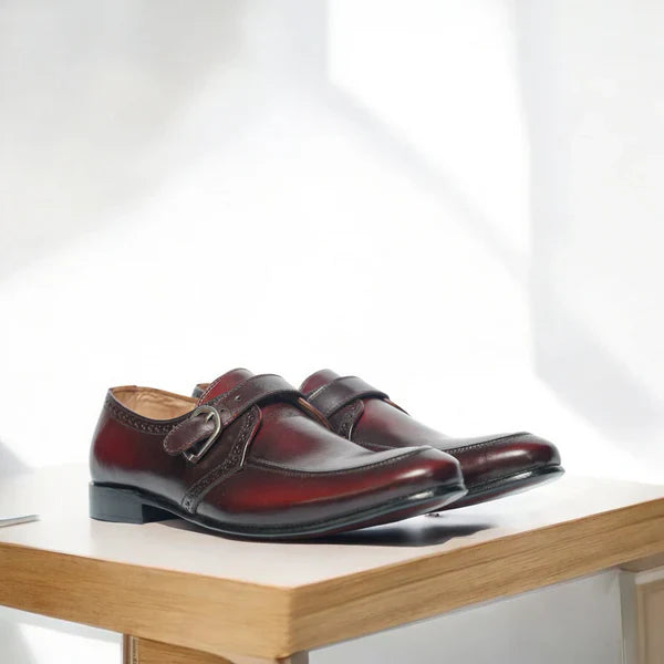 Burgendy Premium Cow leather loafers