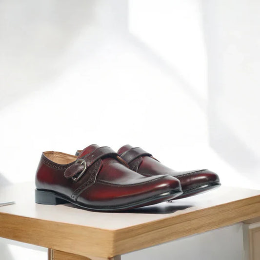 Burgendy Premium Cow leather loafers