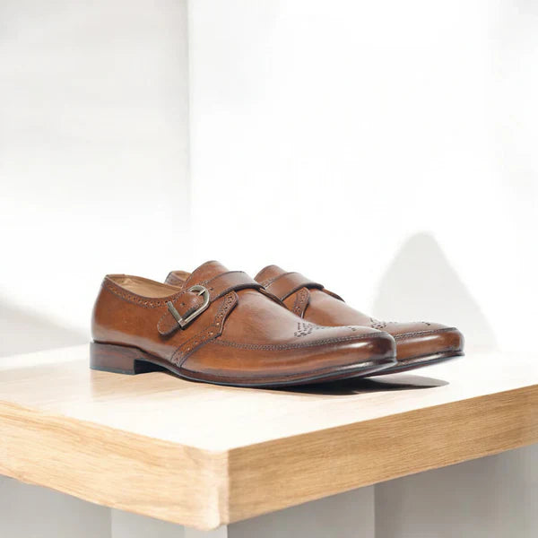 Brown Premium leather loafer