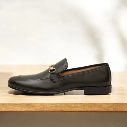 Black Premium Cow leather loafer