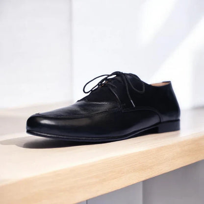 Black Suede leather formal Shoes