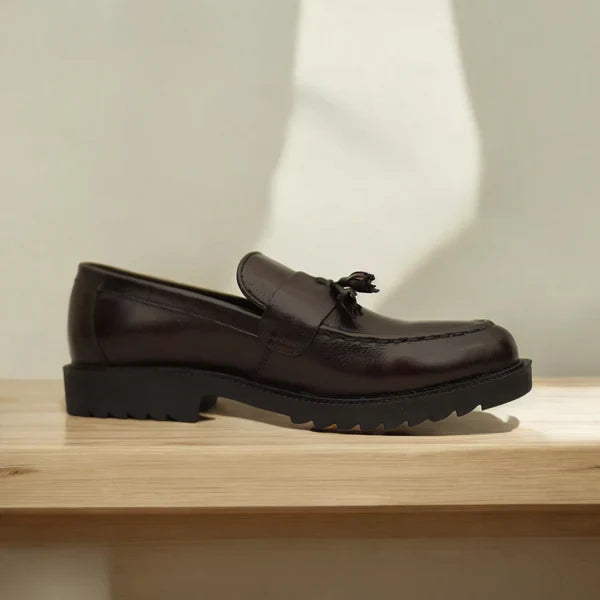 Brown Tussle Chunky Loafers