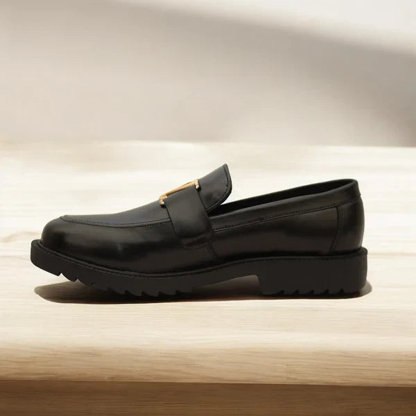 Premium Black Chunky Loafers