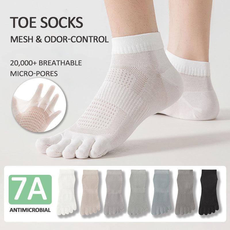 Ultra-Thin Toe Socks - Breathable, Anti-Odor & Seamless