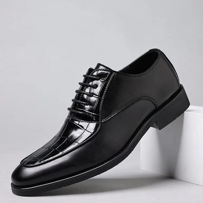 Runeasily Genuine Leather Dress Shoes
