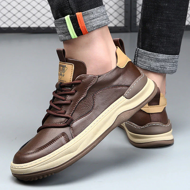 Runeasily Milan Sneaker aus echtem Leder