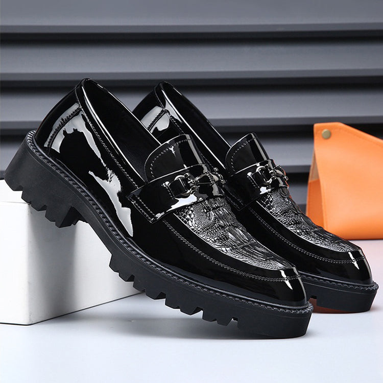 Luxury Crocodile Print Loafers for Men | Unmatched Comfort in Business Casual Style