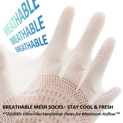 Ultra-Thin Toe Socks - Breathable, Anti-Odor & Seamless