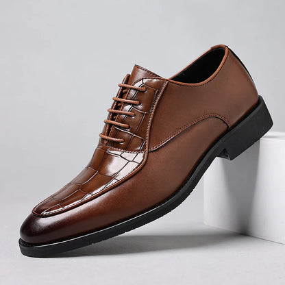 Runeasily Genuine Leather Dress Shoes
