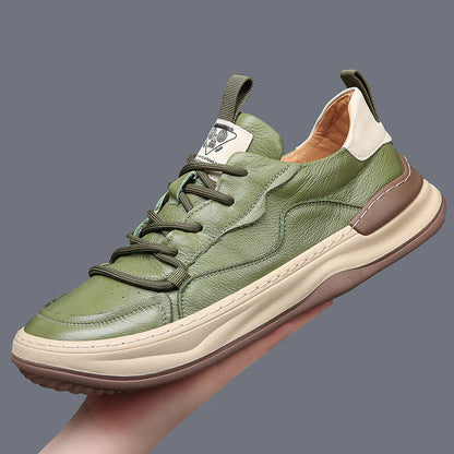 Runeasily Milan Sneaker aus echtem Leder