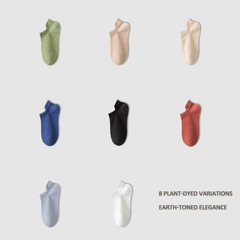 Premium Cotton No-Show Socks - Breathable & Odor-Free