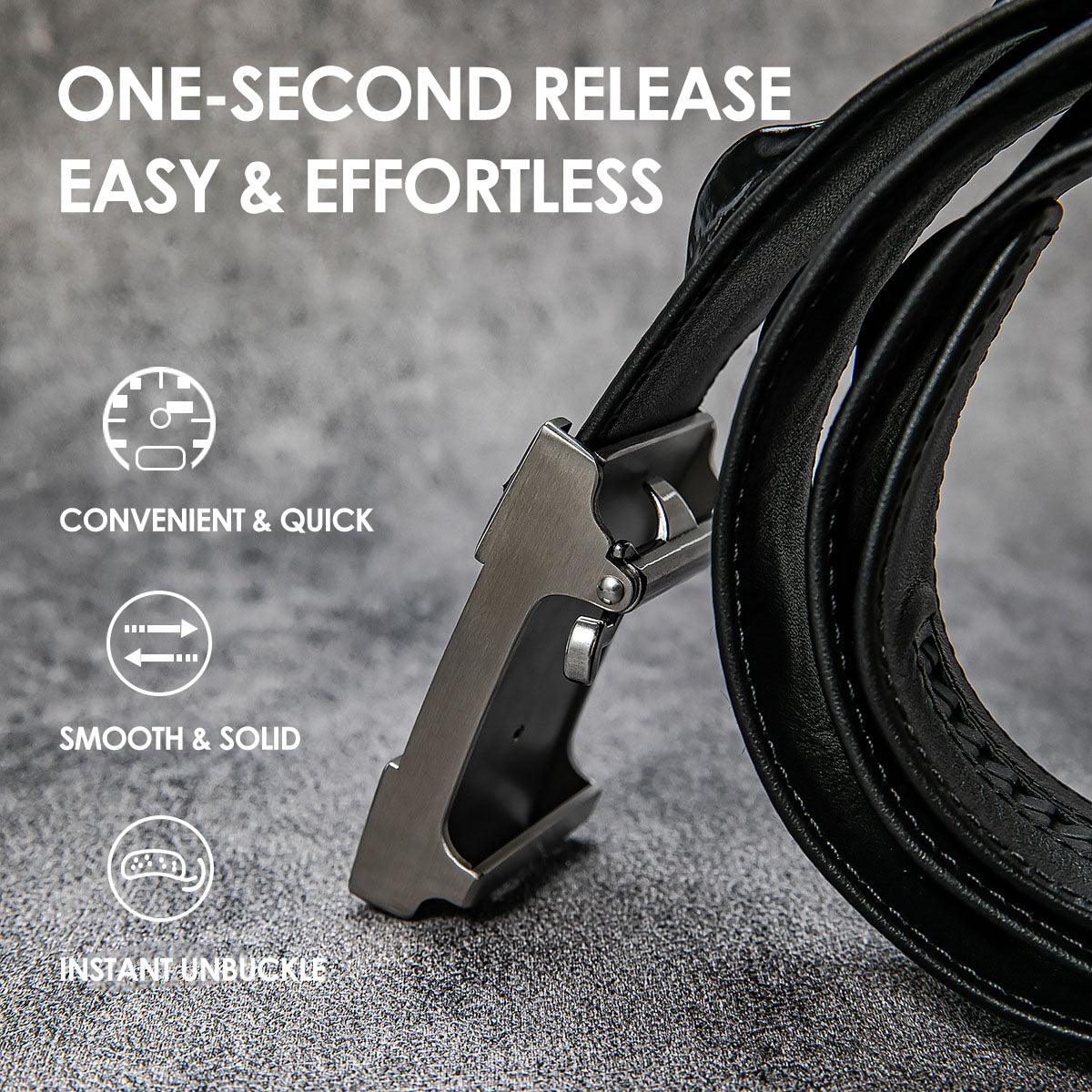 High-end first-layer cowhide H-buckle crocodile pattern men's business belt