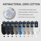 Pure cotton breathable thin business four seasons medium tube mesh cotton socks
