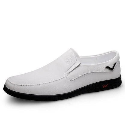 Business casual leather shoes loafers