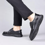 Men's Milan casual leather business comfortable single shoes