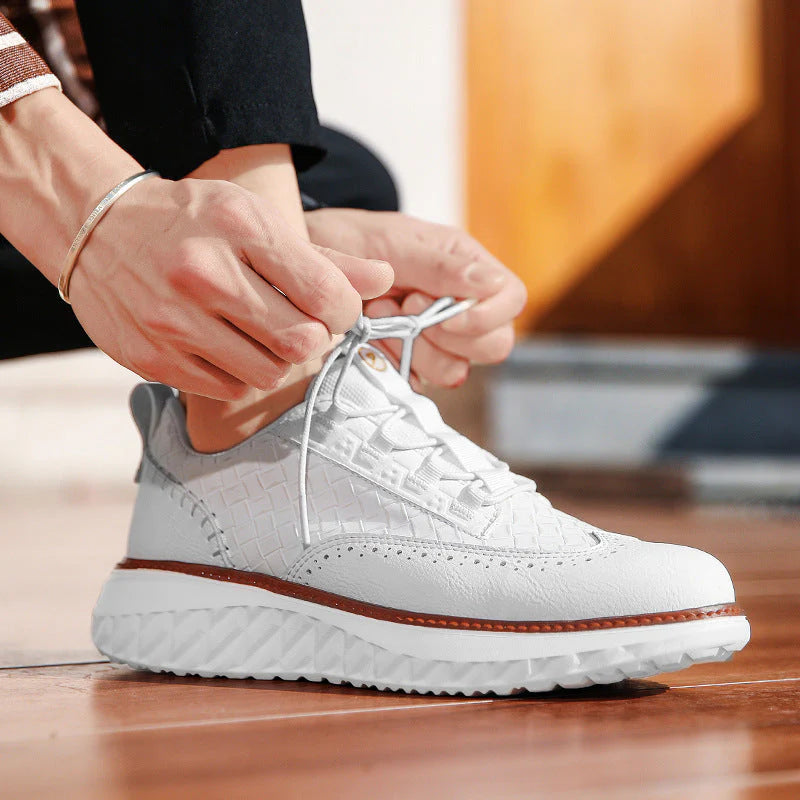 Milan Handmade Genuine Leather Sneakers