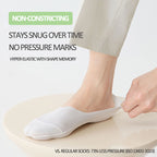 Thin breathable invisible socks non-slip sweat-absorbent deodorant boat socks
