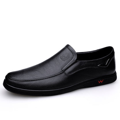 Business casual leather shoes loafers