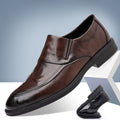 New men's British business casual leather shoes pointed loafers