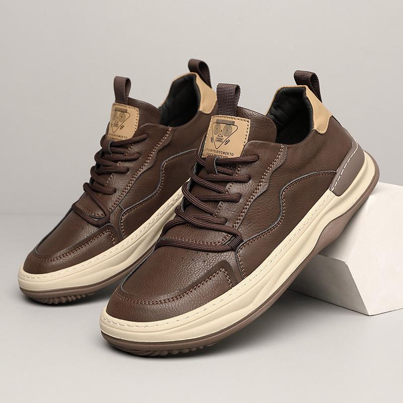 Runeasily Milan Sneaker aus echtem Leder