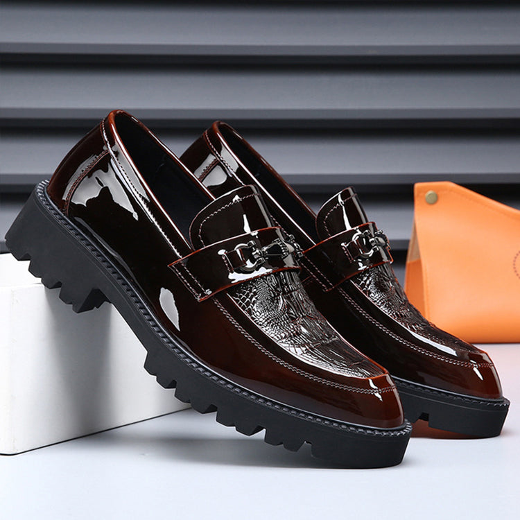 Luxury Crocodile Print Loafers for Men | Unmatched Comfort in Business Casual Style