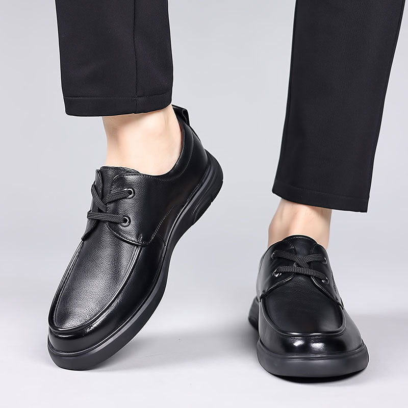 Men's Milan casual leather business comfortable single shoes