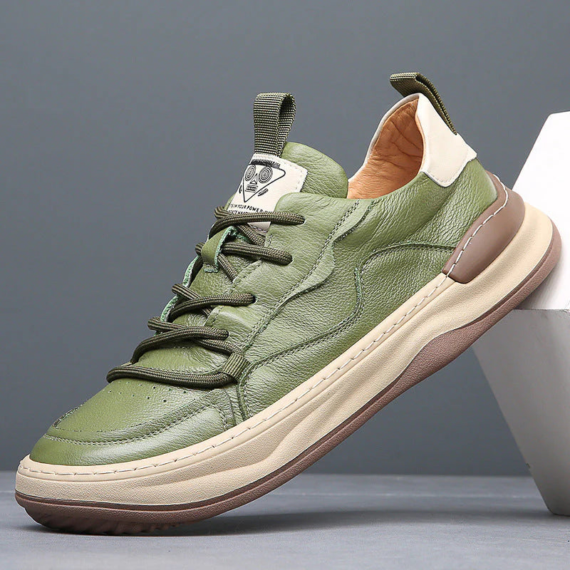 Runeasily Milan Sneaker aus echtem Leder