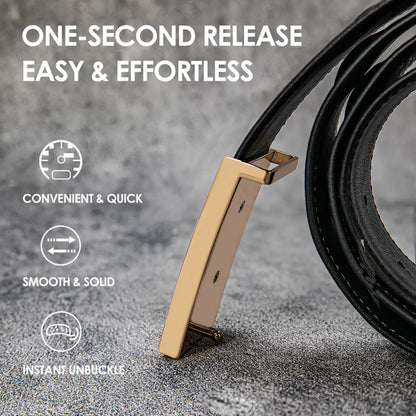 Milanese top layer cowhide crocodile pattern men's business leather belt