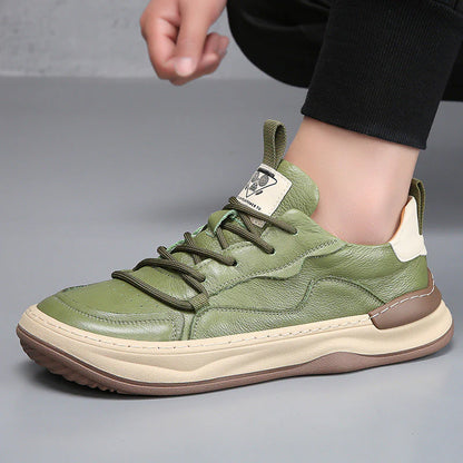 Runeasily Milan Sneaker aus echtem Leder