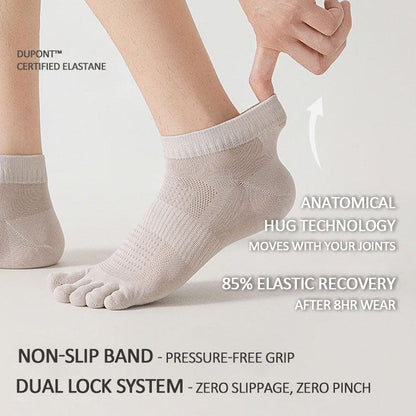 Ultra-Thin Toe Socks - Breathable, Anti-Odor & Seamless