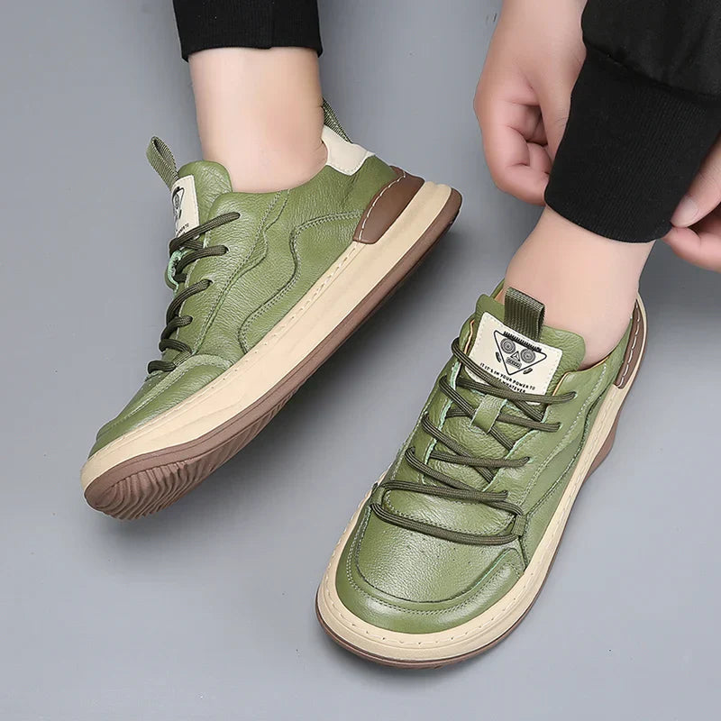 Runeasily Milan Sneaker aus echtem Leder