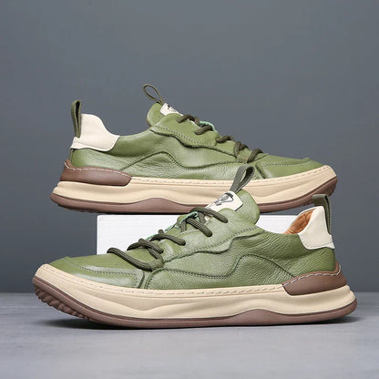 Runeasily Milan Sneaker aus echtem Leder
