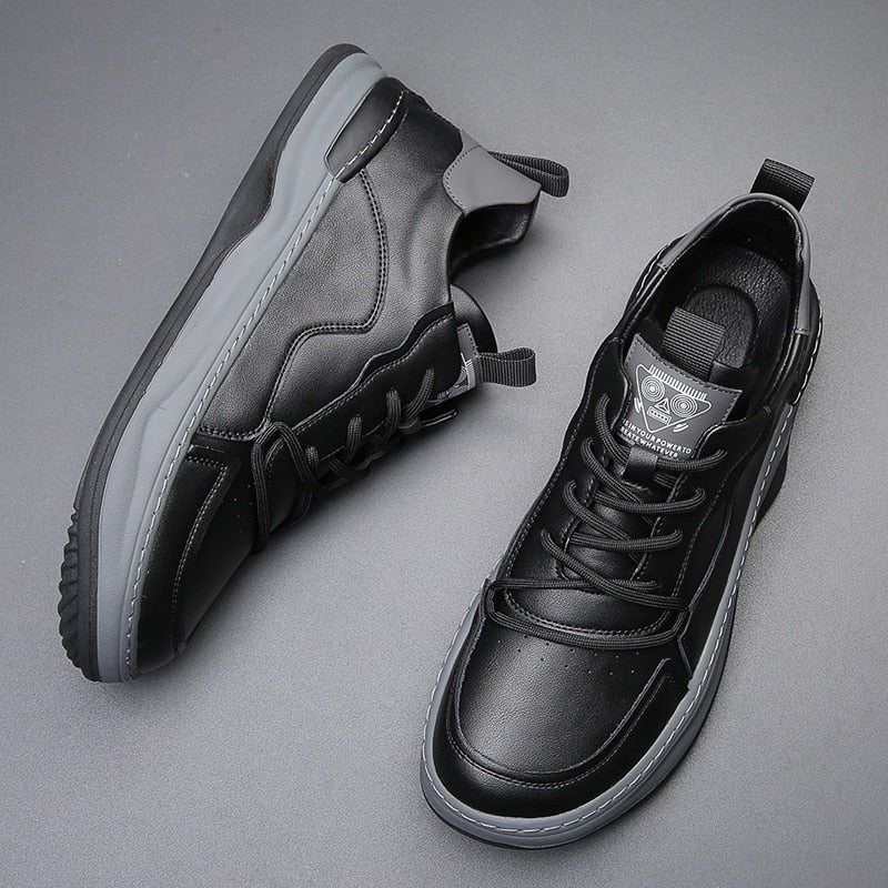 Runeasily Milan Sneaker aus echtem Leder