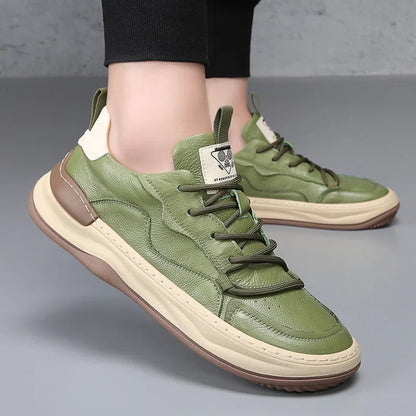 Runeasily Milan Sneaker aus echtem Leder