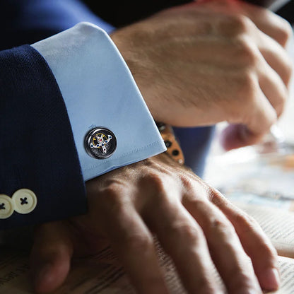 Mechanical Tourbillon Cufflinks|Gentlemen's Shirt Decoration Cufflinks