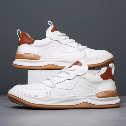 Runeasily Milan Sneaker aus echtem Leder