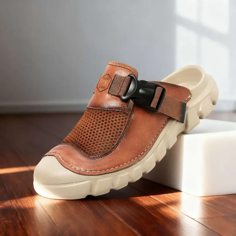 Milan Herrenschuhe aus echtem Leder mit komfortabler Airbag-Sohle und ultraleichtem Material
